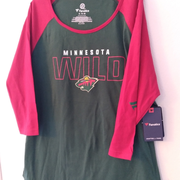 Minnesota wild shirt for women Size XL color green and red - Picture 11 of 14
